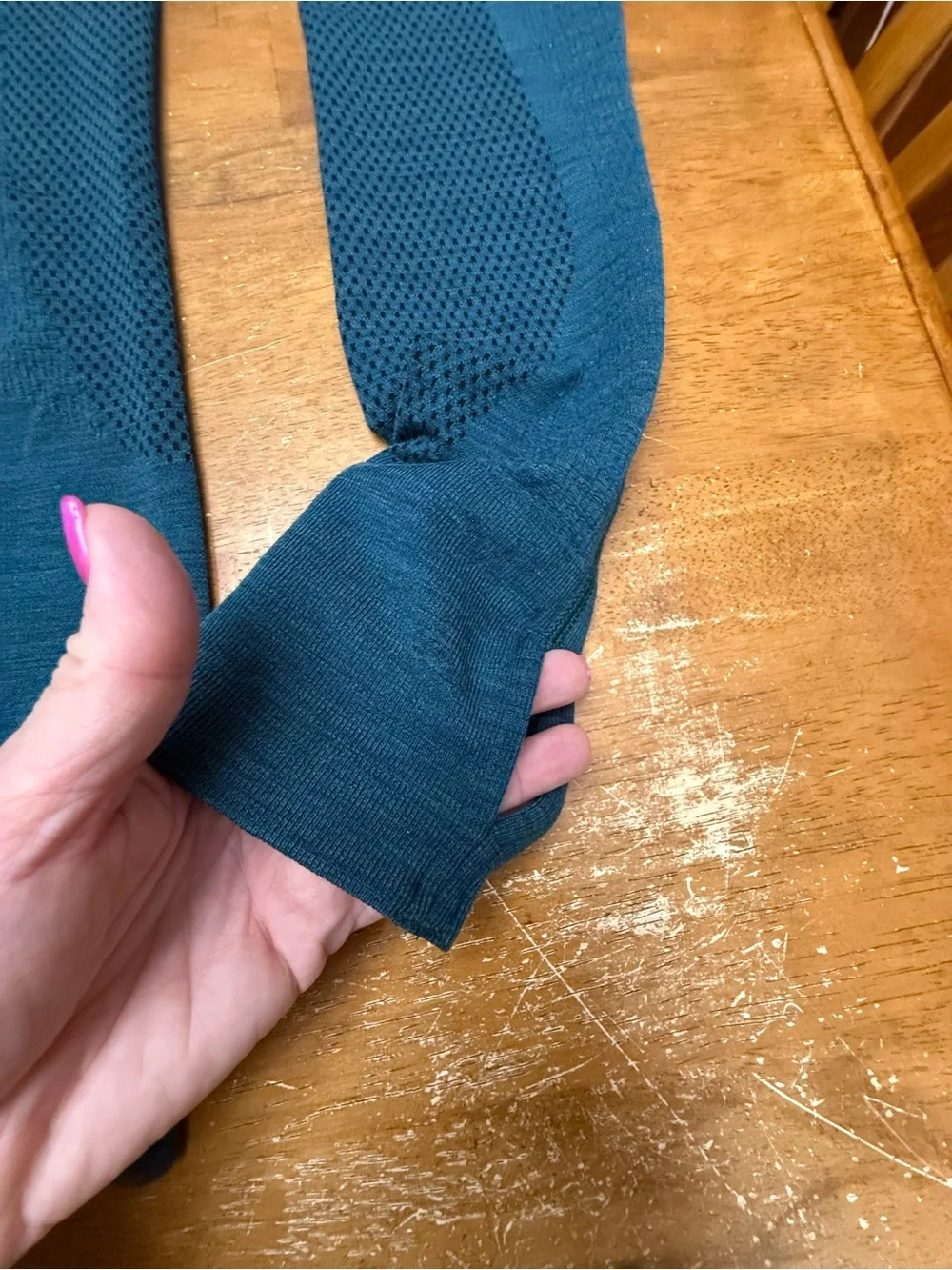 Lululemon Keep the Heat Thermal Long Sleeve Green Jasper 14
